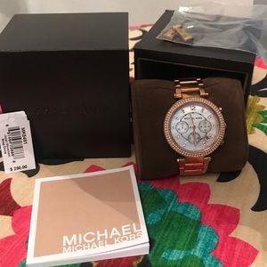Michael Kors Rose Gold watch *needs battery*